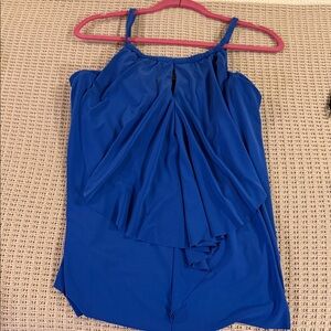 Women's Royal Blue miraclesuit tankini top